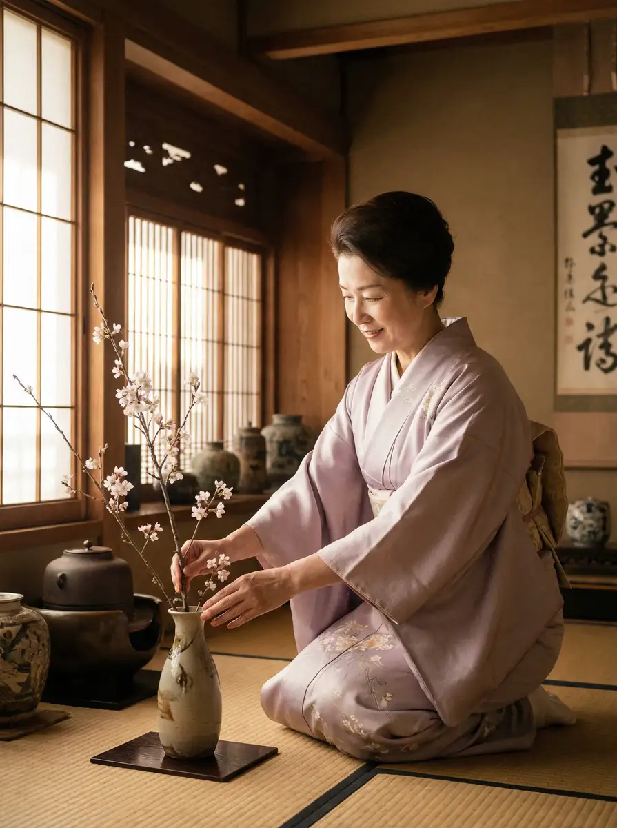 一位优雅的 捷克搭讪-街头真人实录|高清视频|免费在线观看 在和室中插花